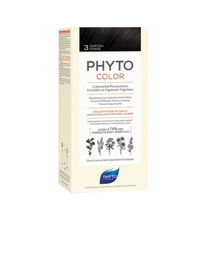 PHYTOCOLOR N. 3-castaño oscuro 4 u