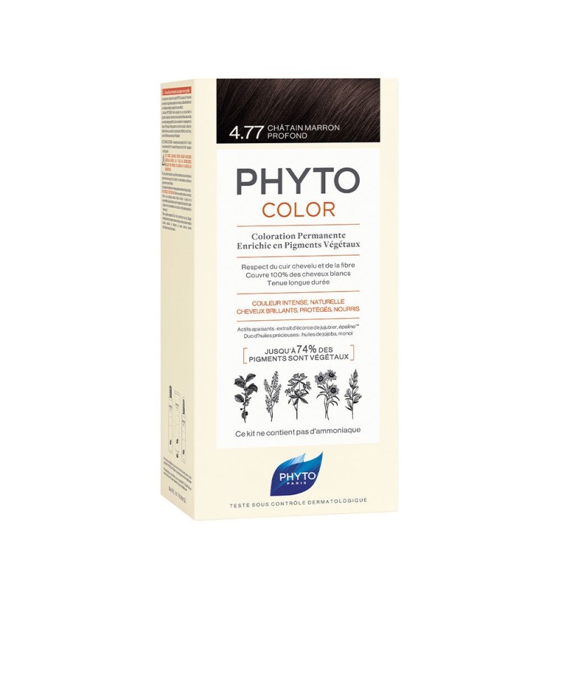 PHYTOCOLOR N. 4.77-castaño marrón intenso 4 u