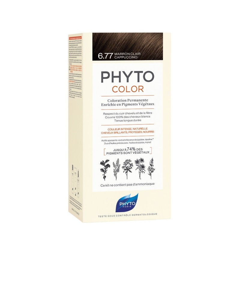 PHYTOCOLOR N. 6.77-marrón claro capuchino 4 u