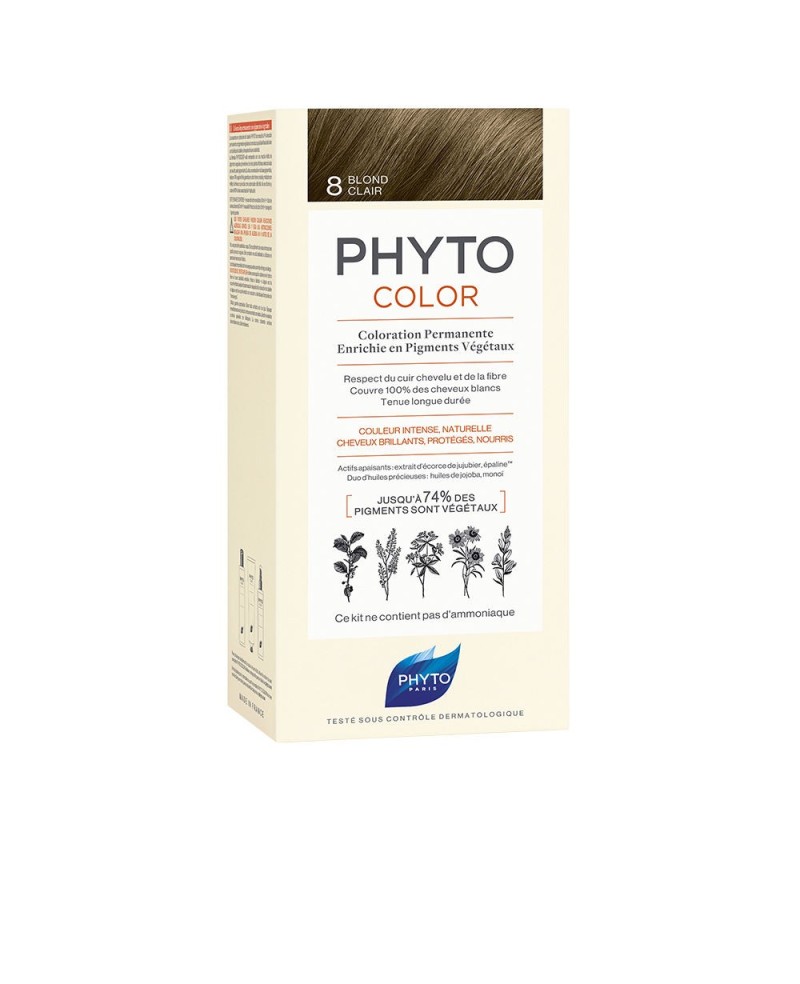 PHYTOCOLOR N. 8-rubio claro 4 u