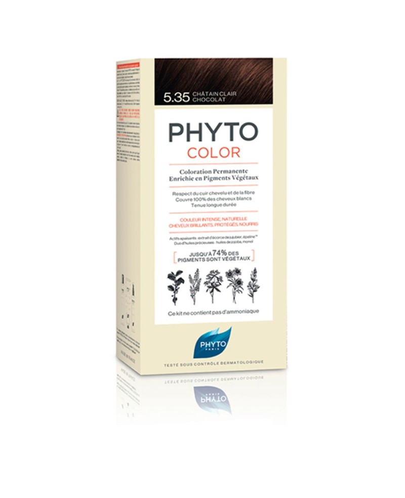 PHYTOCOLOR N. 5.35-castaño claro chocolate 4 u