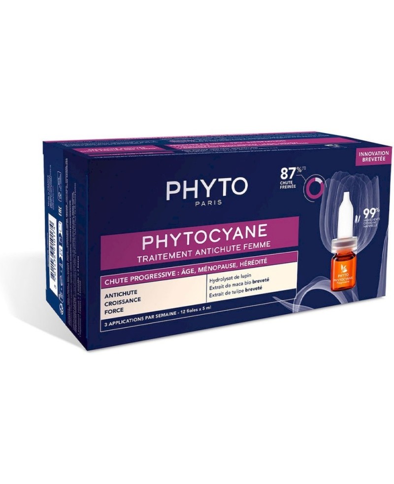 PHYTOCYANE tratamiento anticaída progresiva mujer 12 x 5 ml