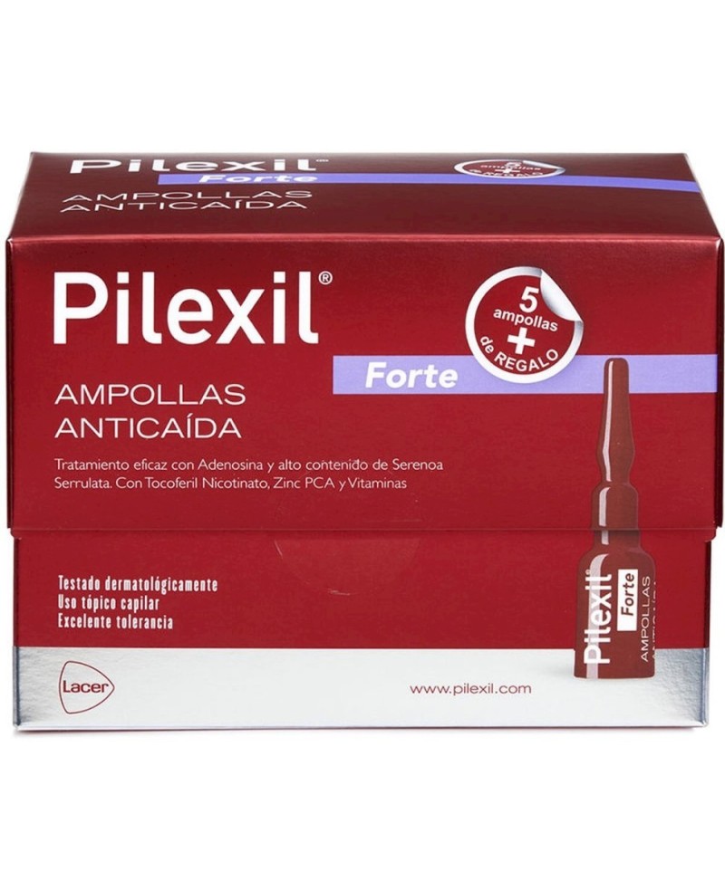 PILEXIL - PILELXIL FORTE AMPOLLAS anticaída 20 x 5 ml