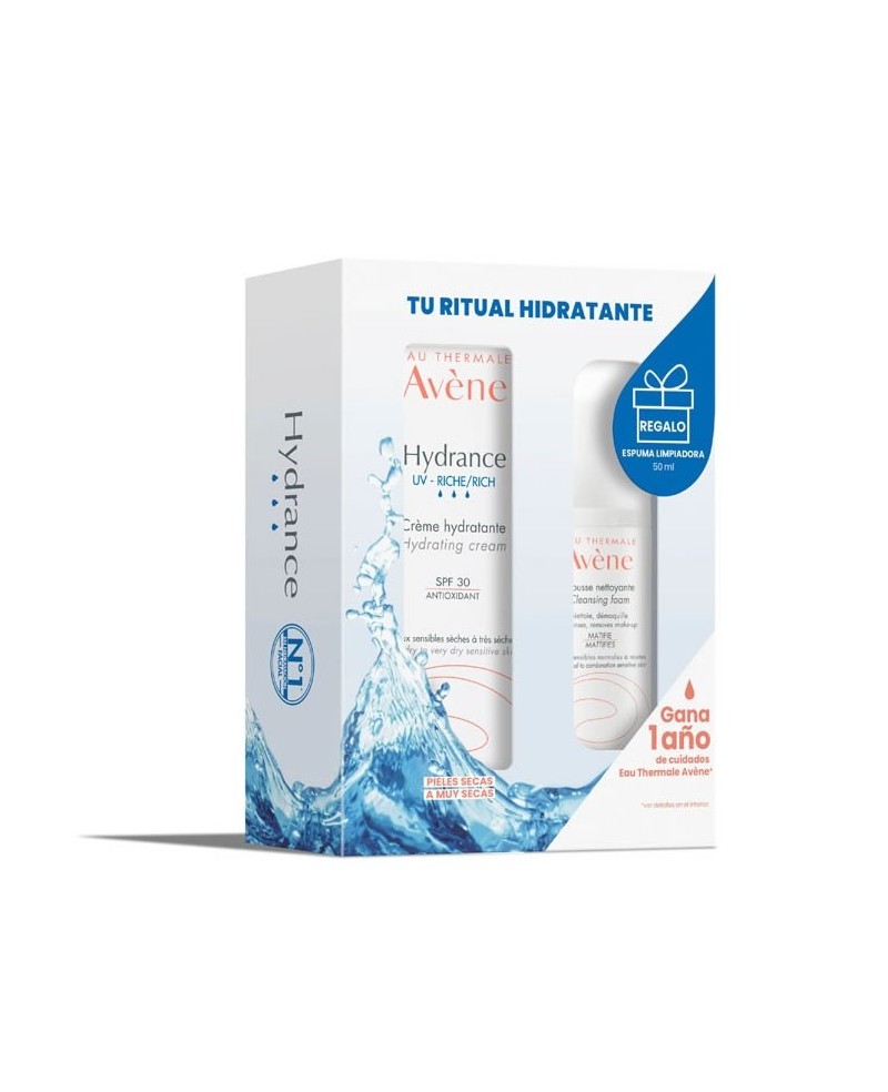 AVENE - HYDRANCE UV CREMA HIDRATANTE RICA set 2 p