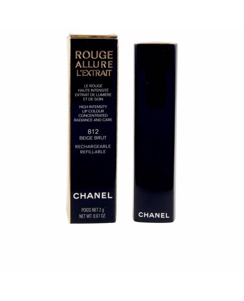 CHANEL - ROUGE ALLURE L\'EXTRAIT lipstick N. beige brut-812