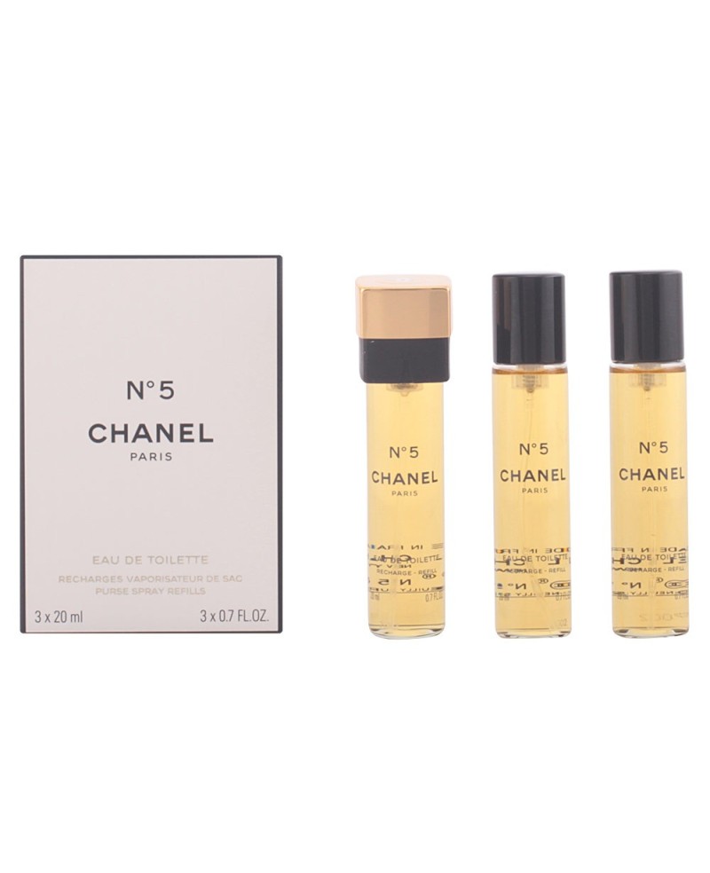 CHANEL - Nº 5 edt spray twist & spray 3 refills x 20 ml