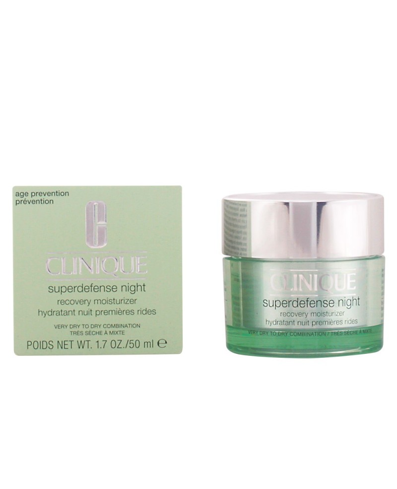 CLINIQUE - SUPERDEFENSE NIGHT recovery moisturizer I/II 50 ml