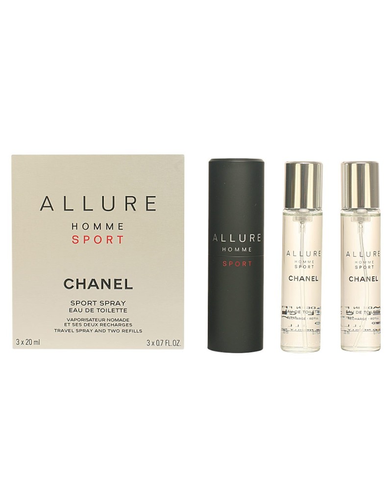 CHANEL - ALLURE HOMME SPORT edt spray refillable 3 x 20 ml