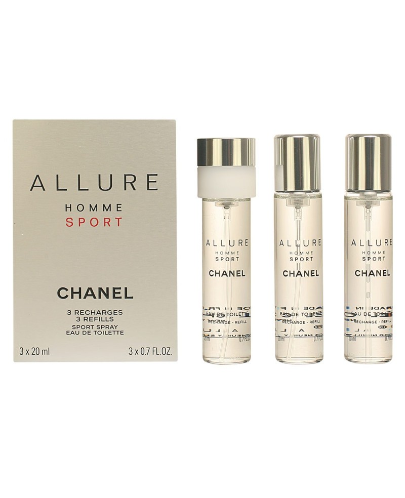 CHANEL - ALLURE HOMME SPORT edt spray refills 3 x 20 ml