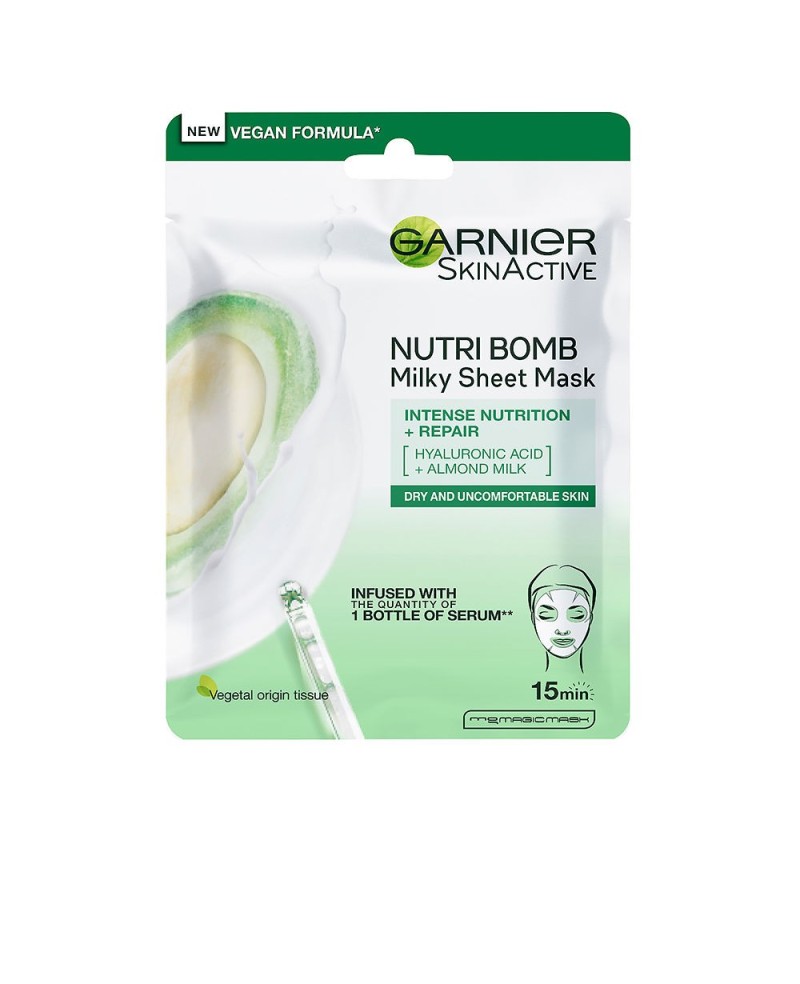 GARNIER - SKINACTIVE NUTRI BOMB mask facial nutritiva reparadora 1 u