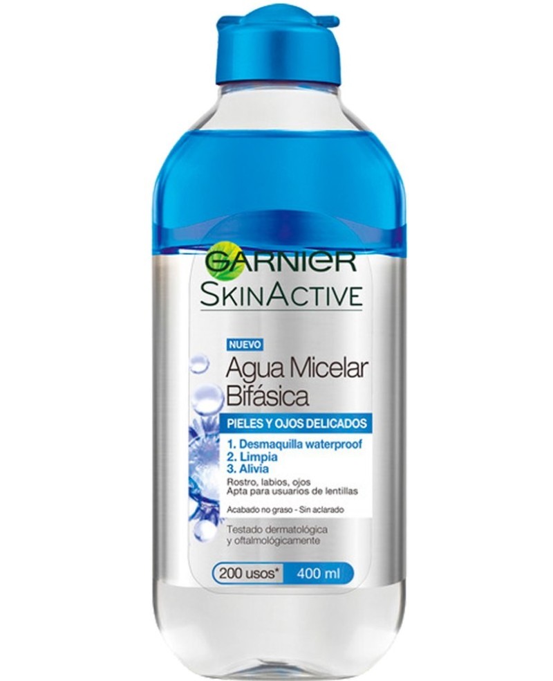 GARNIER - SKINACTIVE AGUA MICELAR sensitve 400 ml