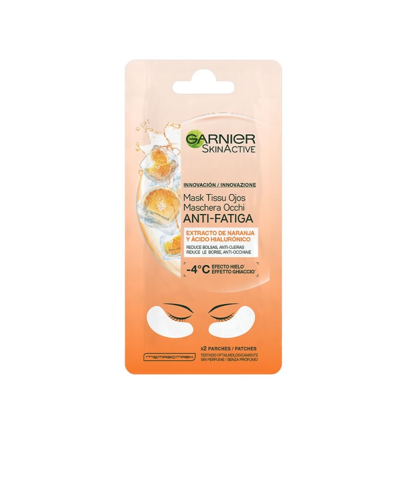 GARNIER - SKINACTIVE mask tissu ojos antifatiga x 2 parches