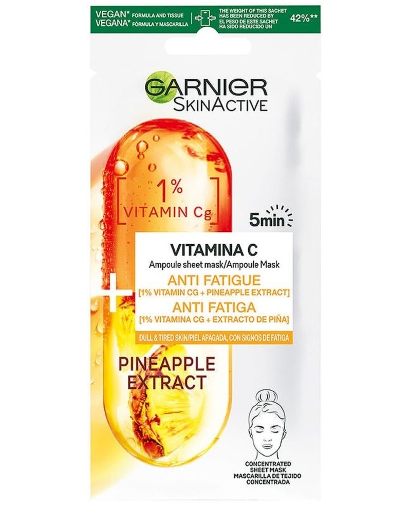 GARNIER - SKINACTIVE VITAMINA C mask 1 u