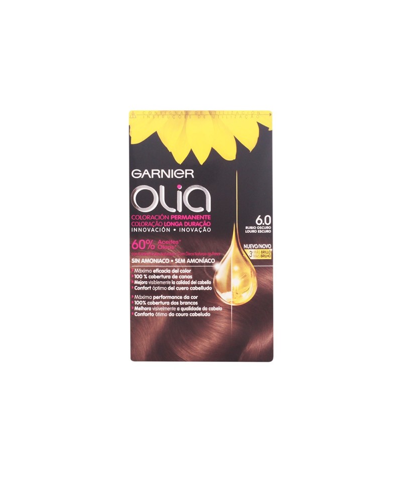 GARNIER - OLIA Coloración Permanente N. 6,0 Rubio Oscuro set