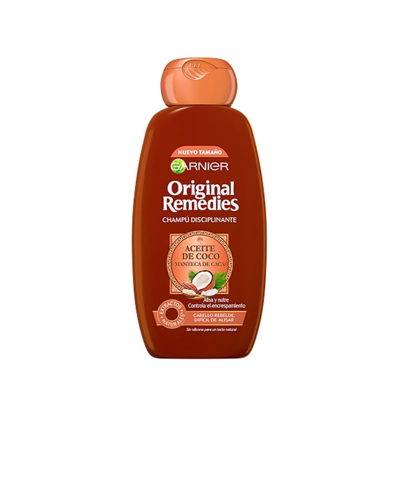 GARNIER - ORIGINAL REMEDIES champú aceite coco y cacao 300 ml