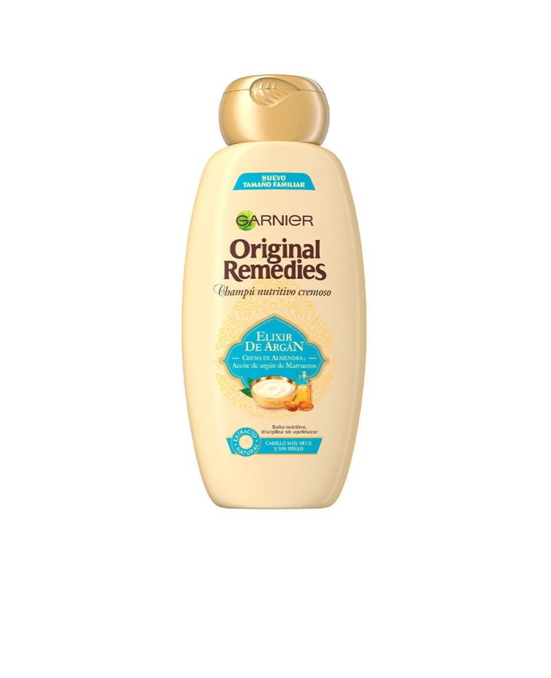 GARNIER - ORIGINAL REMEDIES champú elixir de argan 600 ml