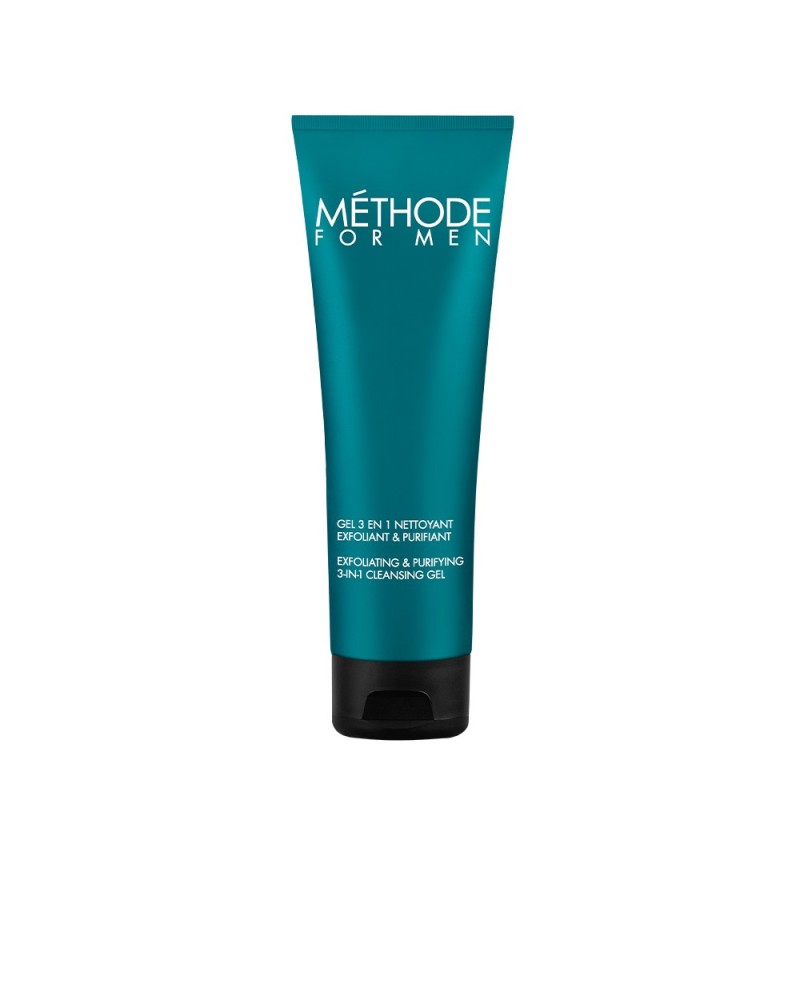 JEANNE PIAUBERT - MÉTHODE FOR MEN gel 3en1 Nettoyant Exfoliant&Purifiant 125 m