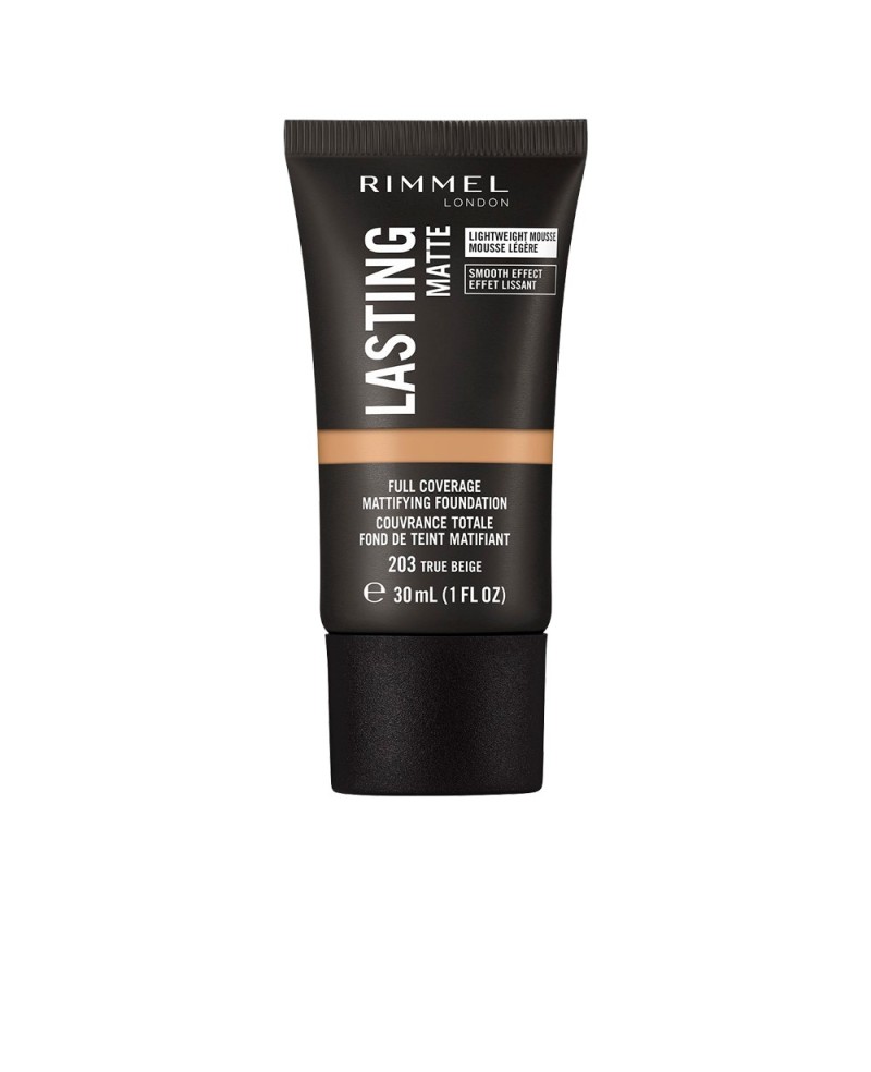 RIMMEL LONDON - LASTING MATTE foundation N. 203-true beige