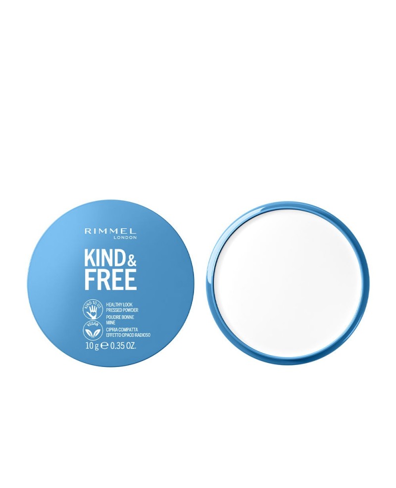 RIMMEL LONDON - KIND & FREE pressed powder N. 001-translucent