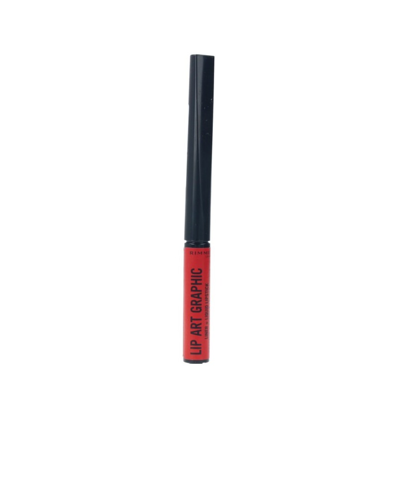 RIMMEL LONDON - LIP ART GRAPHIC liner&liquid lipstick N. 610-hot spot