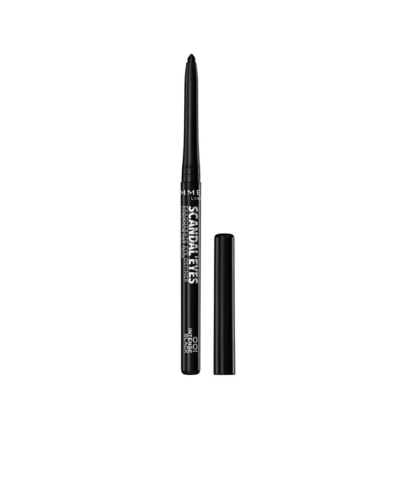 RIMMEL LONDON - SCANDALEYES AUTOMATIC eyeliner N. black