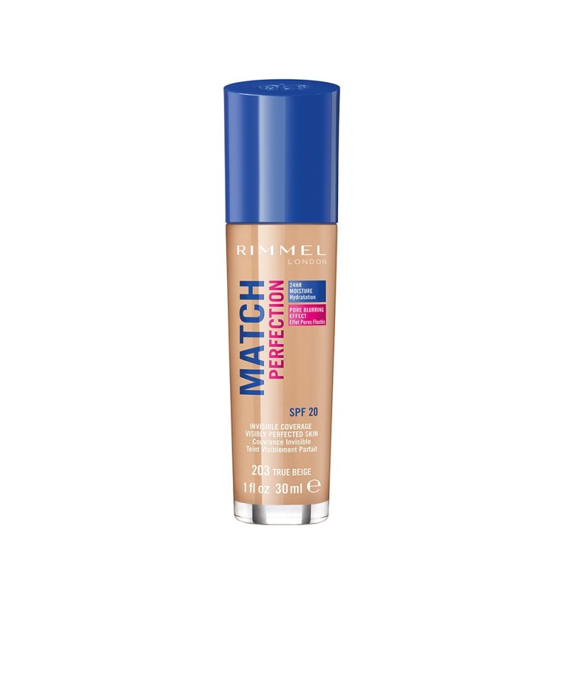 RIMMEL LONDON - MATCH PERFECTION foundation N. 203 30 ml