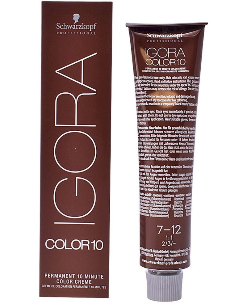 SCHWARZKOPF - IGORA COLOR 10 N. 7-12