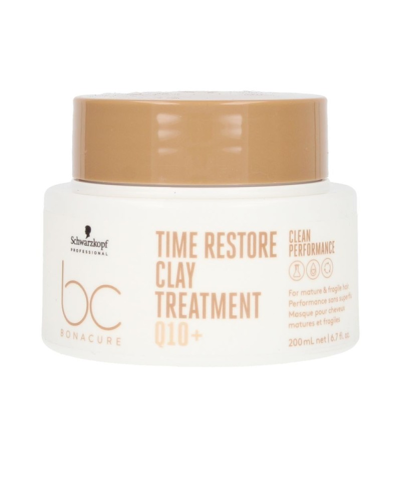 SCHWARZKOPF - BC TIME RESTORE Q10+ clay treatment 200 ml