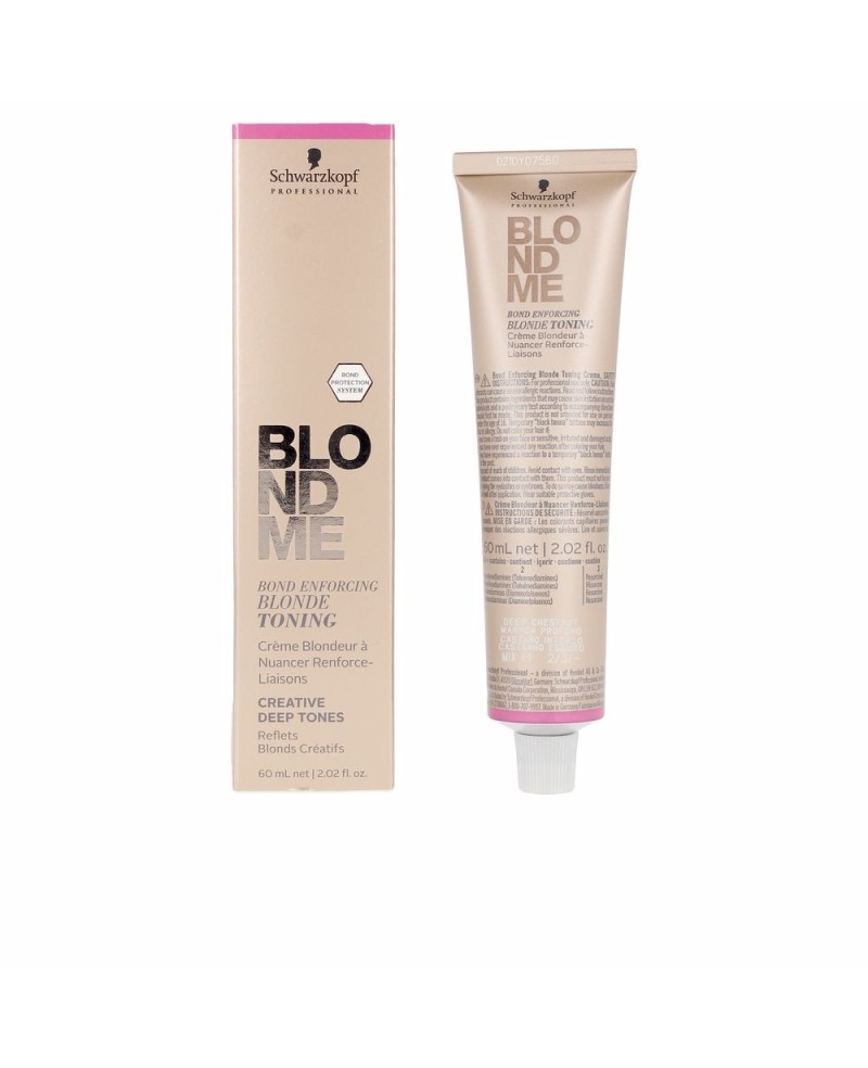 SCHWARZKOPF - BLONDME blonde toning N. deep chestnut 60 ml