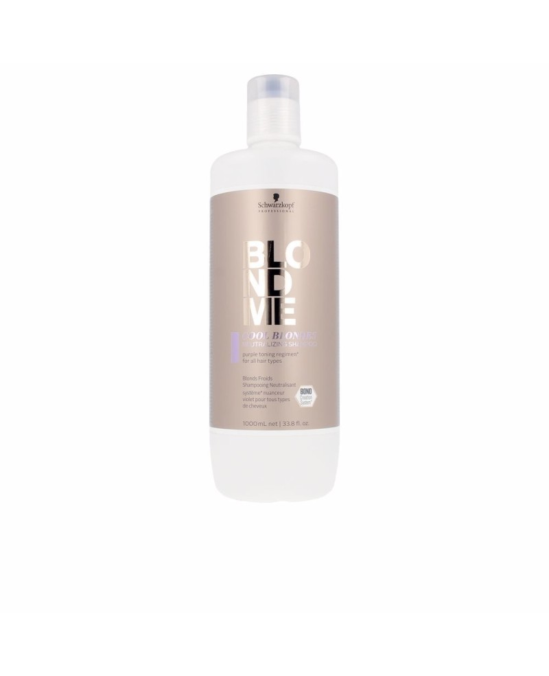 SCHWARZKOPF - BLONDME cool blondes neutralizing shampoo 1000 ml