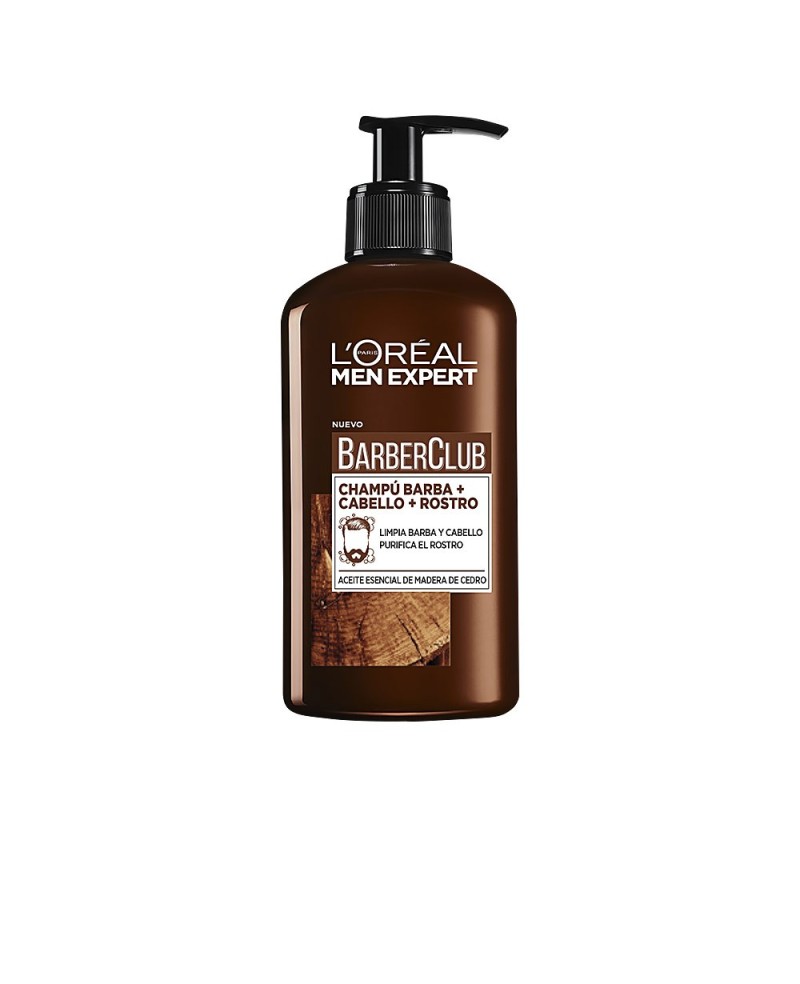 L'ORÉAL PARIS - MEN EXPERT BARBER CLUB champú barba-rostro-cabello 200 ml