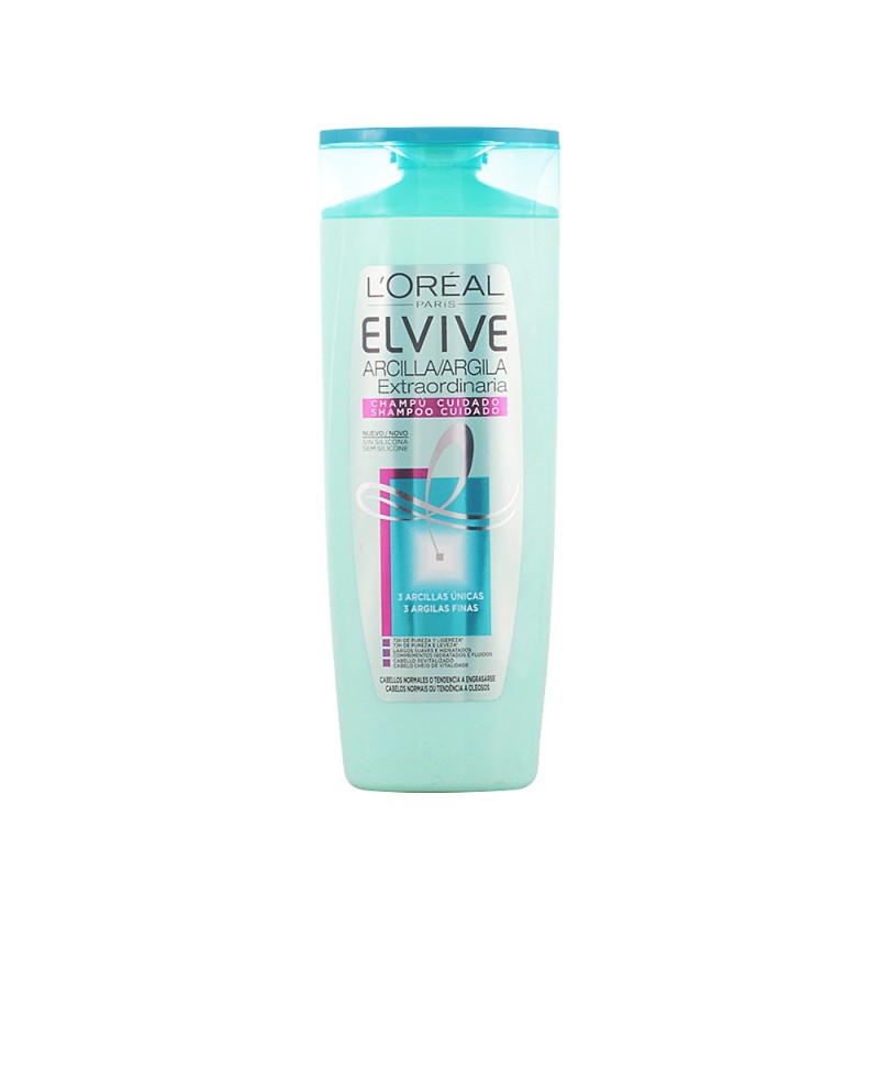 L'ORÉAL PARIS - ELVIVE außergewöhnliches Tonerde-Pflegeshampoo 370 ml