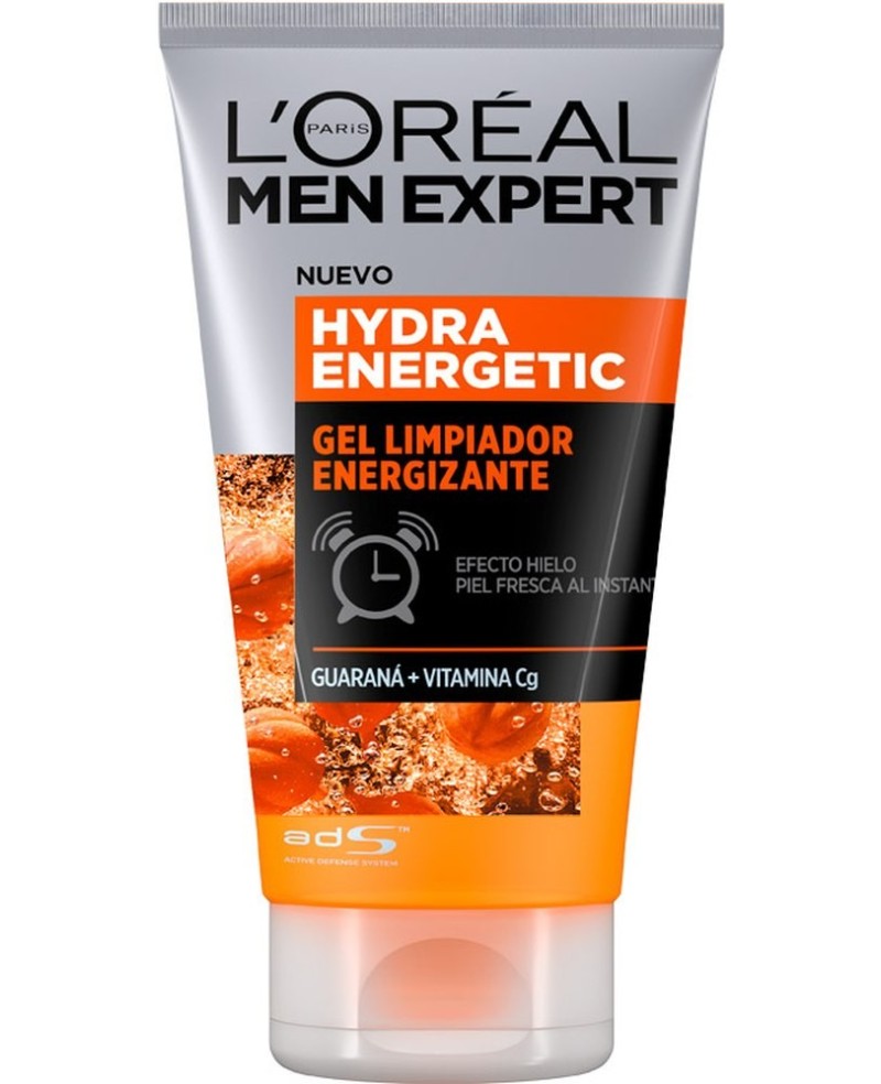 L'ORÉAL PARIS - MEN EXPERT hydra energetic gel limpiador 100 ml