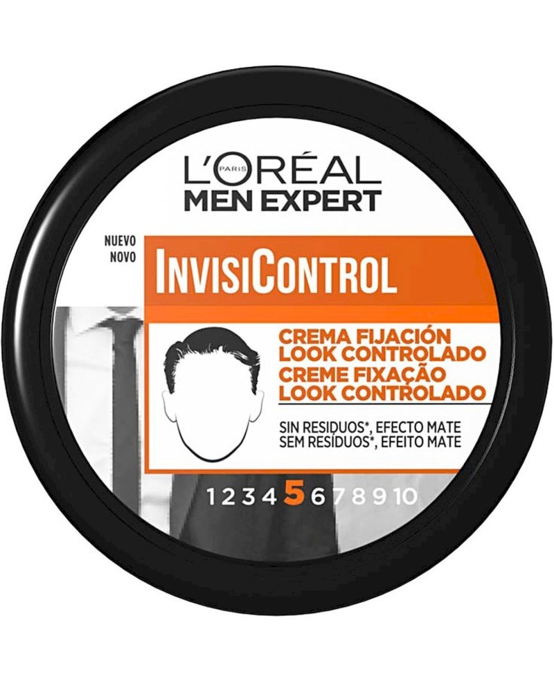 L'ORÉAL PARIS - MEN EXPERT INVISICONTROL crema fijación Nº8 150 ml