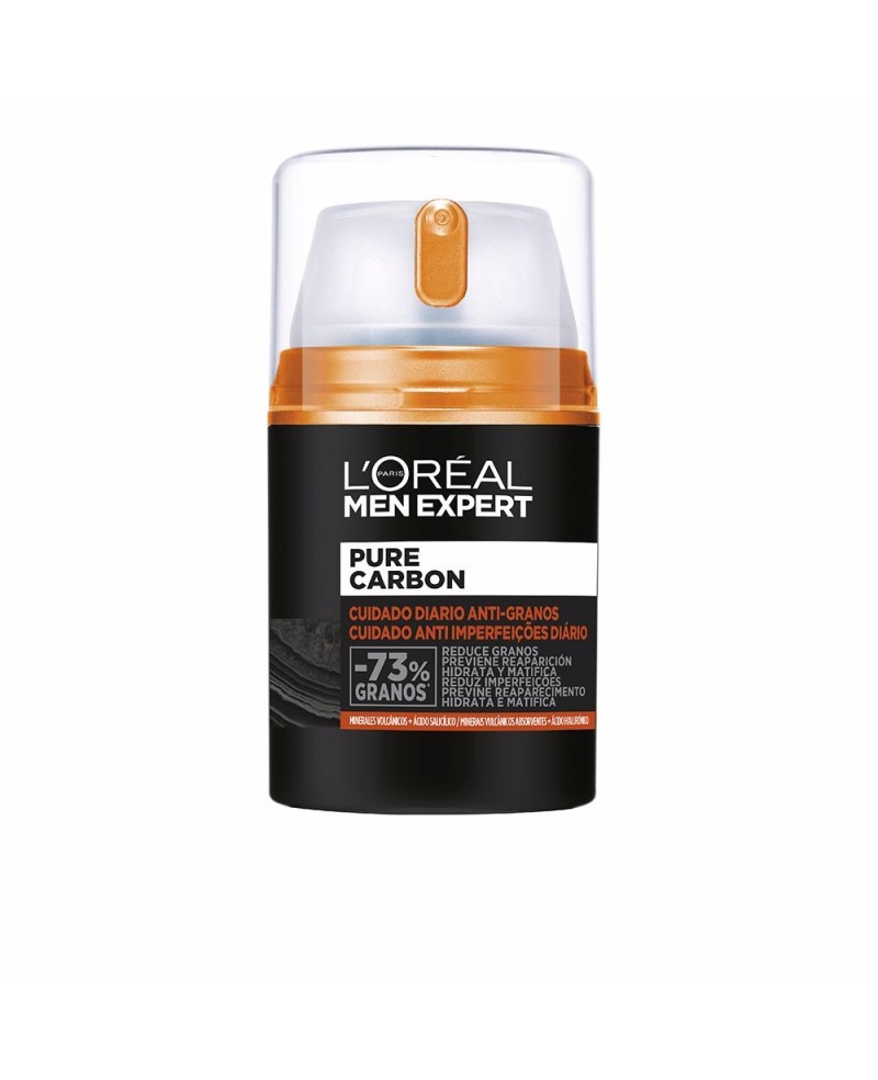 L'ORÉAL PARIS - MEN EXPERT pure charcoal cuidado diario antigranos 50 ml