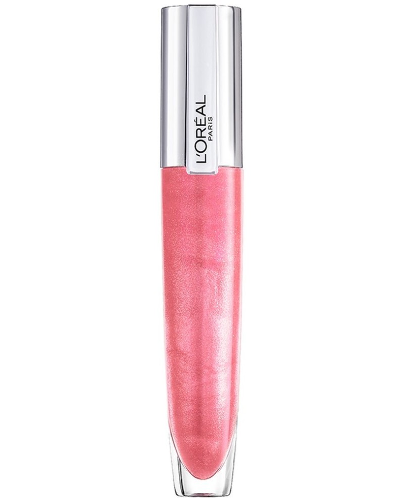 L'ORÉAL PARIS - ROUGE SIGNATURE brilliant plump lip gloss N. 406-amplify