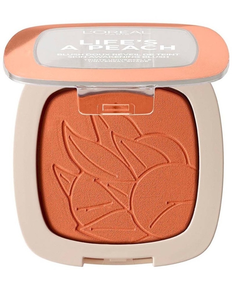 L'ORÉAL PARIS - LIFE\'S A PEACH skin awakening blush N. 1-eclat peach 9 gr