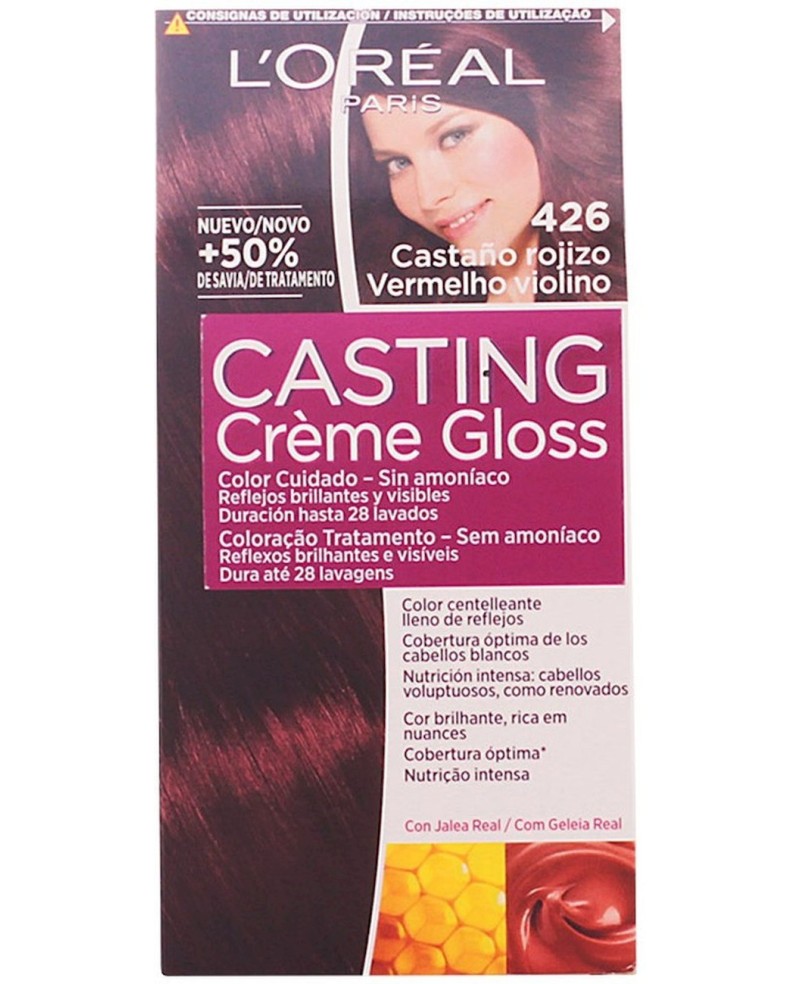 L'ORÉAL PARIS - CASTING CREME GLOSS N. 426-castaño rojizo 180 ml