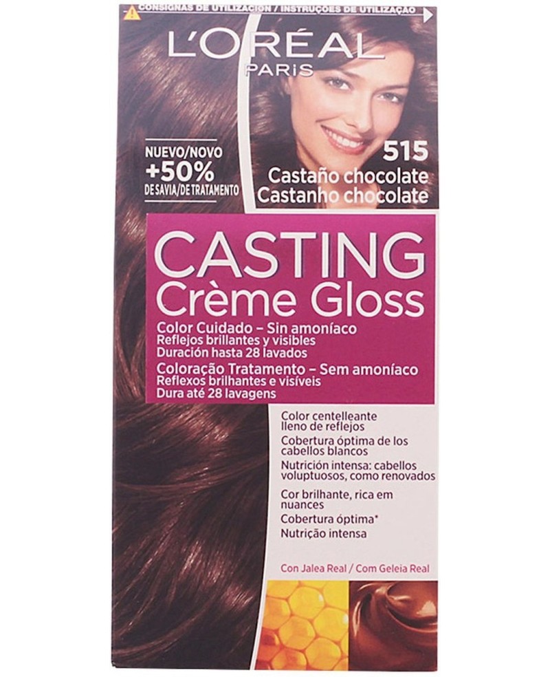 L'ORÉAL PARIS - CASTING CREME GLOSS N. 515-chocolate helado 180 ml