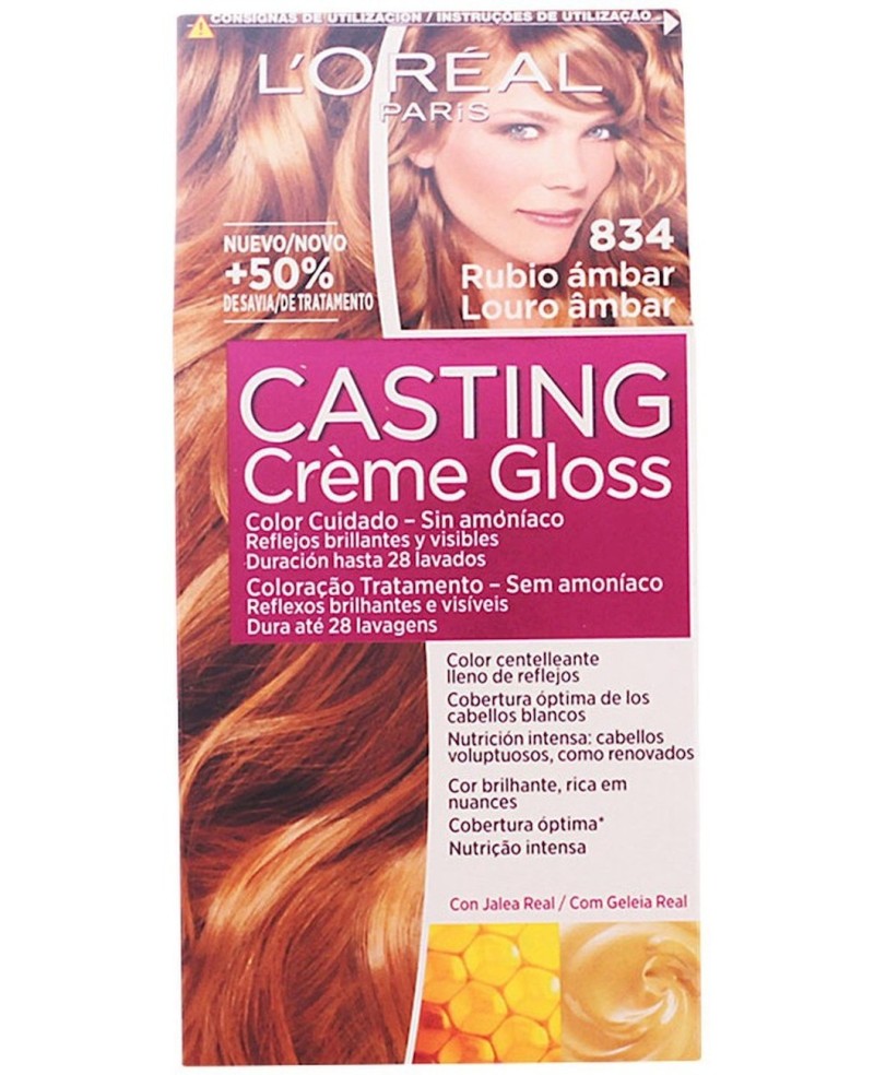 L'ORÉAL PARIS - CASTING CREME GLOSS N. 834-rubio ámbar 180 ml