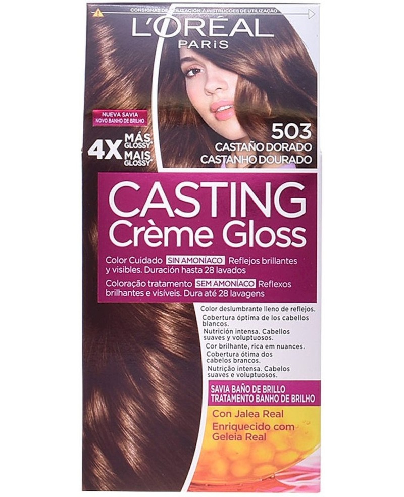 L'ORÉAL PARIS - CASTING CREME GLOSS N. 503-castaño dorado 180 ml