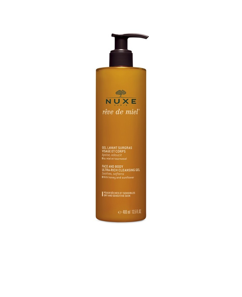 NUXE - RÊVE DE MIEL® gel limpiador dermatológico 400 ml