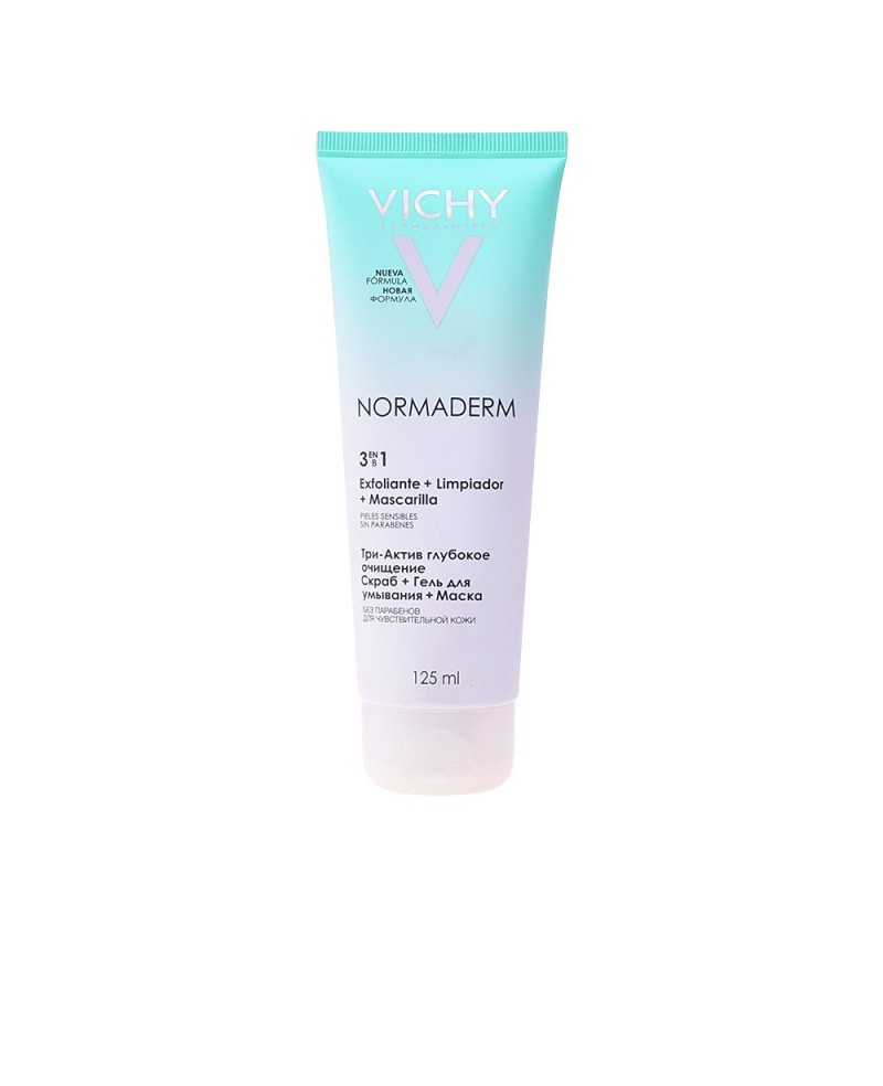 VICHY - NORMADERM scrub + cleanser + mask 3 in 1 125 ml