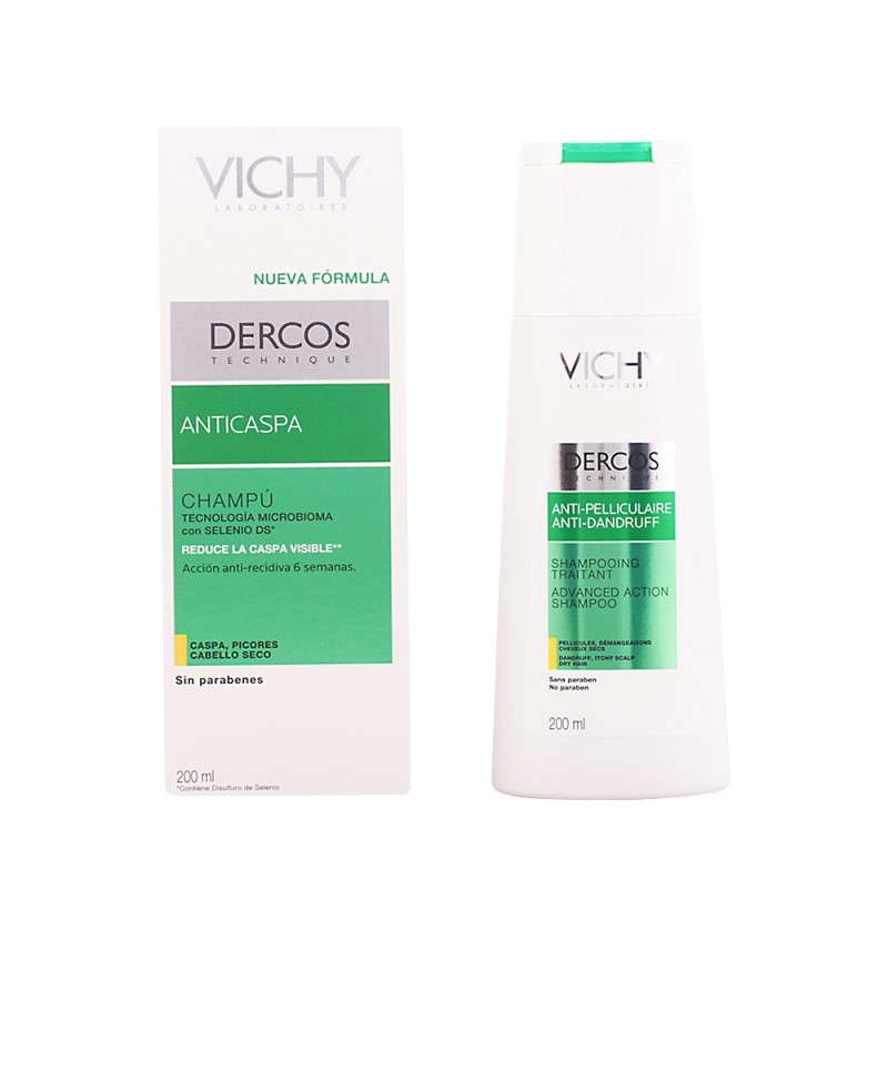 VICHY - DERCOS anti-pelliculaire secs shampooing traitant 200 ml