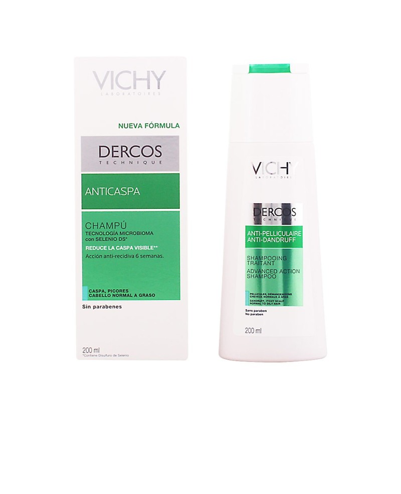 VICHY - DERCOS anti-pelliculaire gras shampooing traitant 200 ml