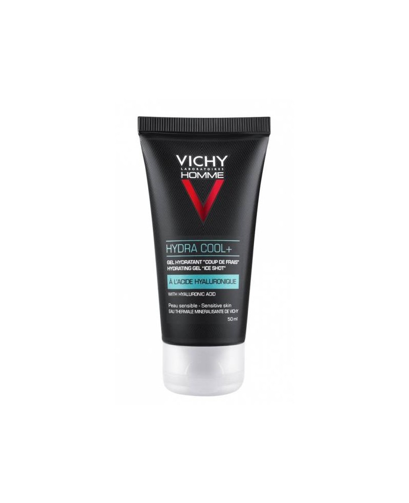 VICHY - HOMME hydra cool+ gel hydratant sensitive 50 ml