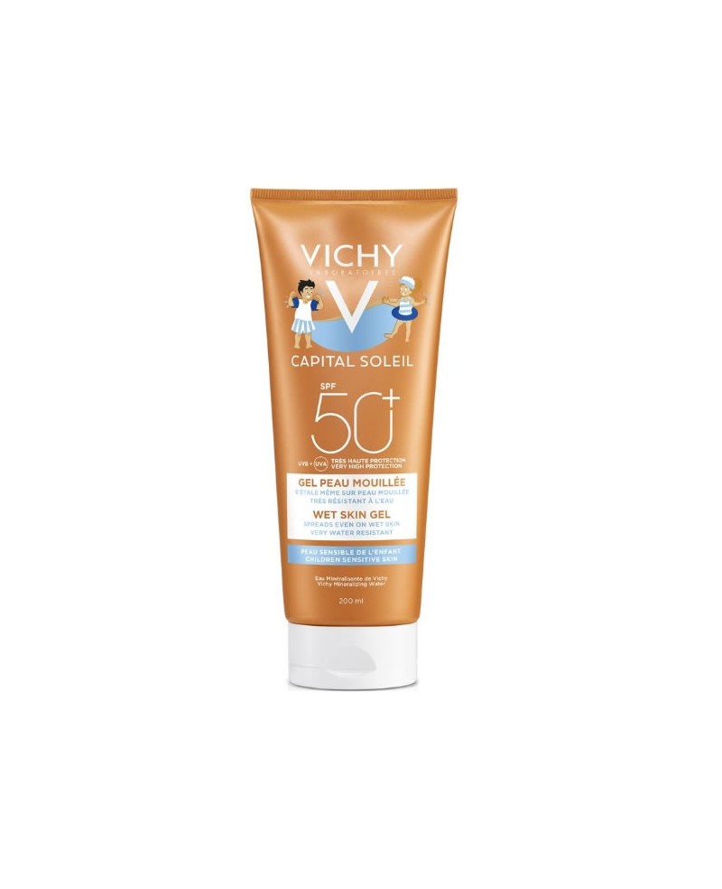 VICHY - CAPITAL SOLEIL gel peau mouillée enfants SPF50 200 ml