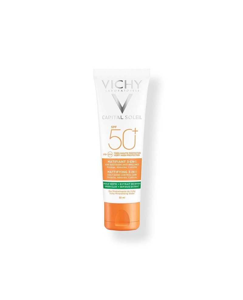 VICHY - CAPITAL SOLEIL matifiant 3-en-1 SPF50+ 50 ml