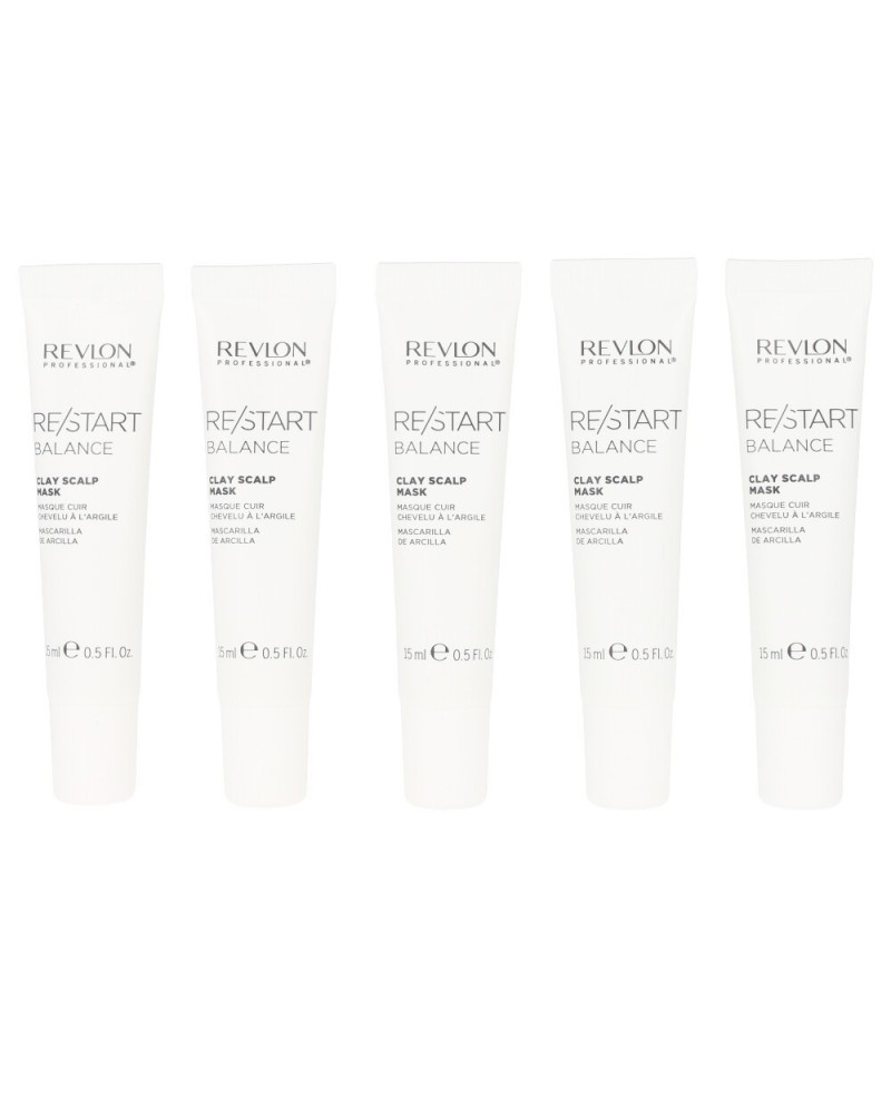 REVLON - RE-START balance clay scalp mask 10 x 15 ml