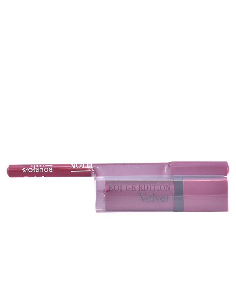 BOURJOIS - ROUGE EDITION VELVET lipstick N. 14+contour lipliner N. 5 GRATIS